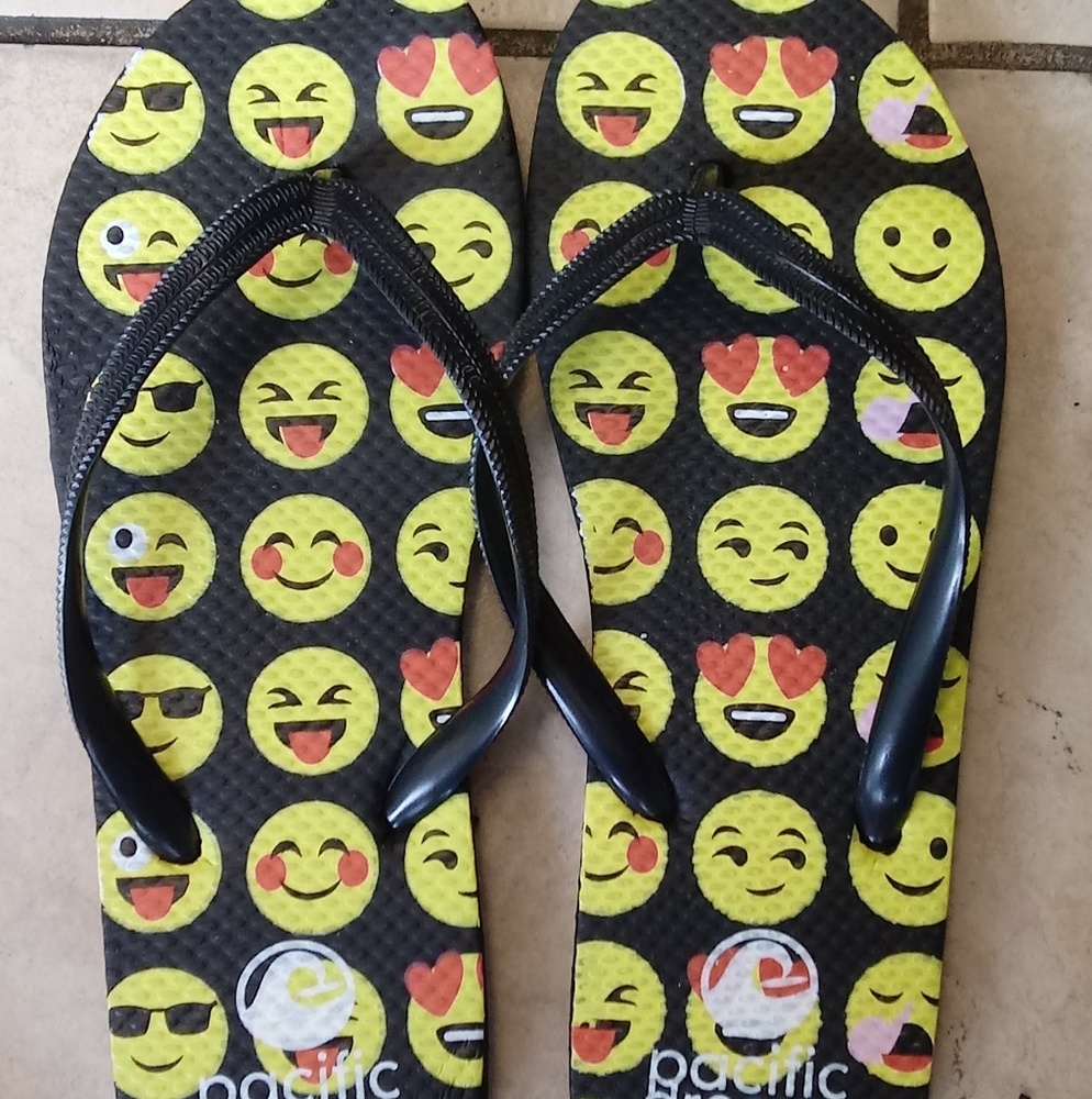 Smiley Flip Flops